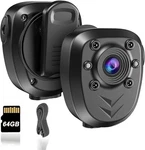 Ksadbossbo Body Camera With 1080P Recording. Wireless Built-in 64G. Fixed Price $27.20.