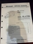Orig. Sharp VL-L72U VLL72U Camcorder Repair & Service Manual 2695 3267 Original*. Fixed Price $28.99.