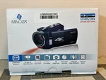 Minolta MN4K25NV Camcorder Camera Night Vision Touch Screen Sd Card, Blue. Fixed Price $99.99.