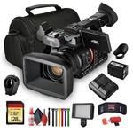Panasonic 4K Camcorder (AG-CX350) W/padded Case, 128 Gb Memory Card,. Fixed Price $3199.95.