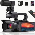 6K 64MP Video Camera Camcorder, 18X Digital Zoom Ir Night Vision Vlogging. Fixed Price $270.70.