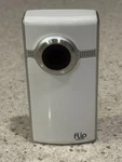Flip Ultra Video Camera 2ND Gen U1120W White Silver With Underwater Case. Fixed Price $50.00.