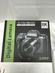 Uikicon 8K Ultra Hd 64MP Digital Camera , For Vlogging New Sealed Box. Fixed Price $125.00.