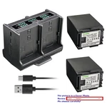 Kastar Battery Quadruple Charger For Canon Vixia BP-819, BP-827. Fixed Price $57.99.