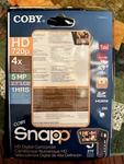 Coby CAM5005 720P Camcorder 4X Digital Zoom 5MP Swivel 2.7" Lcd Hdmi Preowned. Fixed Price $39.99.