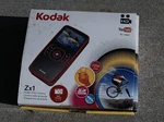 Kodak ZX1 Pocket Video Camera Hd 720P Black Weatherresistant Open Box New. Fixed Price $35.35.
