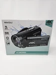 Vivitar 4K Ultra Hd Camcorder Black 3" Lcd 18X Zoom 56MP Waterproof New Open Box. Fixed Price $79.99.