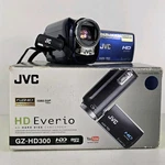 Jvc Everio GZ-HD300 Camcorder Hdd High Definition Digital Video Camera Blue. Fixed Price $100.75.