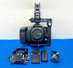 Blackmagic Cinema Camera 6K Full Frame (bmcc Ff) W/ Cage Top Handle Baseplate. Fixed Price $2245.00.