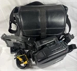 Untested Panasonic Palmcorder PV-IQ403D With Charger, Light + Bag & Remote. Fixed Price $43.95.