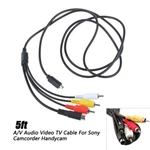 Av A/v Audio Video Tv Cable Cord Lead For Sony Handycam HDR-CX210 V/e/l/r CX210B. Fixed Price $5.57.