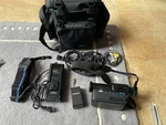 Vintage Magnavox CVM720AV01 Camcorder 8MM Bundle W/ Case, Battery, Cables. Fixed Price $49.00.