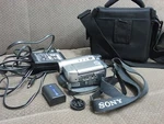 Sony DCR-DVD201E Camcorder Digital Zoom 120X And Camera Case. Fixed Price $65.00.