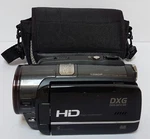DXG-587V Hd Camcorder Black Untested W/ Case. Fixed Price $29.98.