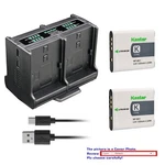Kastar Battery Quadruple Charger For Sony Webbie MHS-PM1 Bloggie MHS-CM5 MHS-PM5. Fixed Price $15.99.