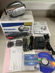 New Open Box Panasonic VDR-D220 Dvd Palmcorder Video Camera Camcorder Bundle. Fixed Price $149.99.