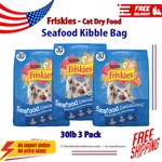Friskies Seafood Sensations Cat Dry 30LB Pack Kibble Bag. Fixed Price $60.99.