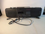 Vtg Hitachi Boombox Radio, Cassette Recorder, Everything Works Great, TRK-640HC. Fixed Price $90.98.