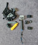 Yi 4K Action Camera 12MP, Black, With Extras (mounts, Batteries, Stick And Case). Fixed Price $133.68.