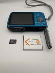 Sony Cyber-shot DSC-TF1 16.1MP Digital Camera Underwater 8GB Card Blue Vg+. Fixed Price $98.32.