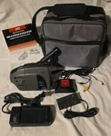 Vintage 1993 Jvc GR-AX25U Vhs-c Videomovie Camcorder With Charger / Battery Bag. Fixed Price $49.49.