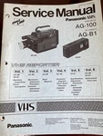 Panasonic AG-100 AG100 Vhs Reporter Video Camera Service Manual Usa **original**. Fixed Price $29.99.