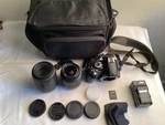 Nikon D3100 14.2MP Digital Slr Camera W/ 18-55MM And 55-200MM Lenses Read. Fixed Price $165.00.