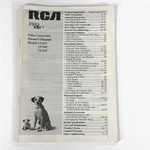 Rca CC540, CC412, CC542 Pro Edit Video Camcorder Owners Manual - 75 Pages. Fixed Price $8.77.