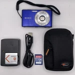 Sony Cyber-shot DSC-W530 Blue 14.1MP Digital Camera W/ Sd Card,charger & Box. Fixed Price $159.99.