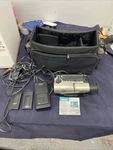 Canon ES170 8MM Video Camcorder X2 Batteries, Charger. (3B). Fixed Price $55.00.