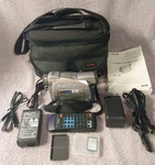 Canon ZR65MC Mini Dv Camcorder (light, Remote, Case, Batteries, Chargers, Incl.). Fixed Price $129.99.