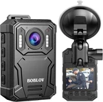 Boblov Body Camera With Audio Police 2K Night Vision Dash For Cars 256GB. Fixed Price $67.62.