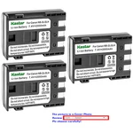 Kastar Replacement Battery For Canon NB-2L CB-2LW & Optura 400 500. Fixed Price $13.99.