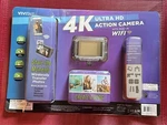 Vivitar 4K Ultra Hd Action Camera Kit With Built-in Wifi New Sealed. Fixed Price $40.00.