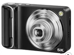 Zydiie 5K Ultra Hd Compact Camera 64MP 6X Zoom Dual Lens Wifi Touchscreen Black. Fixed Price $144.49.
