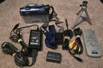 Sony Handycam DCR-DVD100 Video Camcorder Recorder Remote Bundle Free Ship!!. Fixed Price $89.99.
