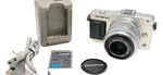 Olympus Pen Mini E-PM2 Silver 16.1MP Digital Camera + 14-42MM Lens Kit. Fixed Price $210.99.