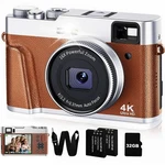 Wednkoly DC202L-AF Autofocus 4K Digital Camera 48MP Brown. Fixed Price $27.00.