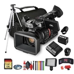 Panasonic 4K Camcorder (AG-CX350) W/padded Case, 128 Gb Memory Card +. Fixed Price $3099.95.