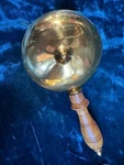 1900'S Antique Brass Firefighter Town Crier Handheld Muffin Alarm Bell Restored!. Fixed Price $79.00.