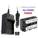 Kastar Battery & Normal Charger Kit For Sony NP-FM50 NP-FM55H NP-QM51. Fixed Price $14.49.