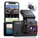 Kingslim D4 Dual Dash Cam Built-in Wifi Gps, Front 4K/2.5K Rear 1080P For Cars. Fixed Price $120.96.