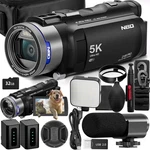 5K Ultra Hd Camcorder Video Camera 48MP 16X For Youtube With Wi-fi App Control. Fixed Price $179.99.