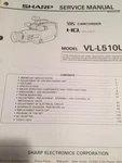 Sharp Vl Camcorder Original Factory Service Manuals Pick Model# See Below. Fixed Price $22.00.