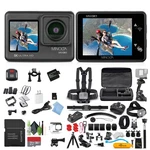 Minolta MNX5K1 Ultra Hd, 24 Mp Action Camera Kit, Waterproof Case- Bundle. Fixed Price $136.95.