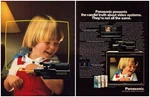 1986 Panasonic Omni PV-300 Movie Camera Vhs Boy Parrot Vintage 2-PAGE Print Ad. Fixed Price $14.95.