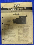 Jvc GR-40U GR40U Service Manual **original**. Fixed Price $27.99.