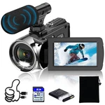 4K Camcorder Hd 48MP Digital Camera For Youtube Tiktok 18X Zoom Vlogging. Fixed Price $98.90.