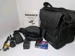 Vintage Magnavox Camcorder System Model CCN610 Complete With Carring Case Works. Fixed Price $44.95.