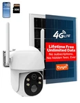 Moes 4G Lte Cellular Solar Wireless Security Camera Lifetime Free Unlimited Data. Fixed Price $144.49.